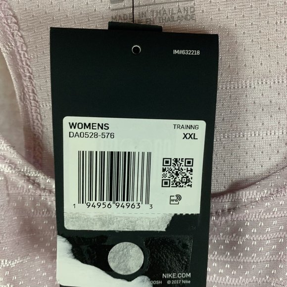 Nike Pro Tank Top Women's 2XL Purple Polyester Dri-Fit Training Scoop Neck 6904 - Picture 5 of 8